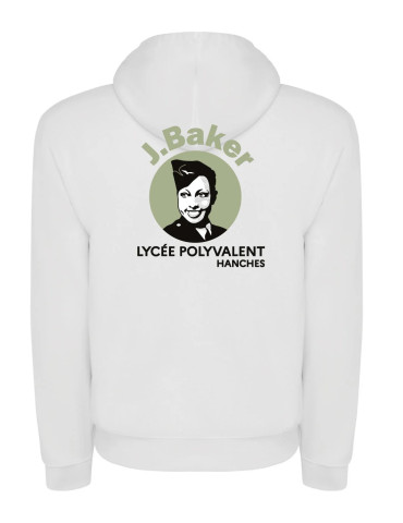 Sweat-shirt à capuche Blanc  J.Baker 2