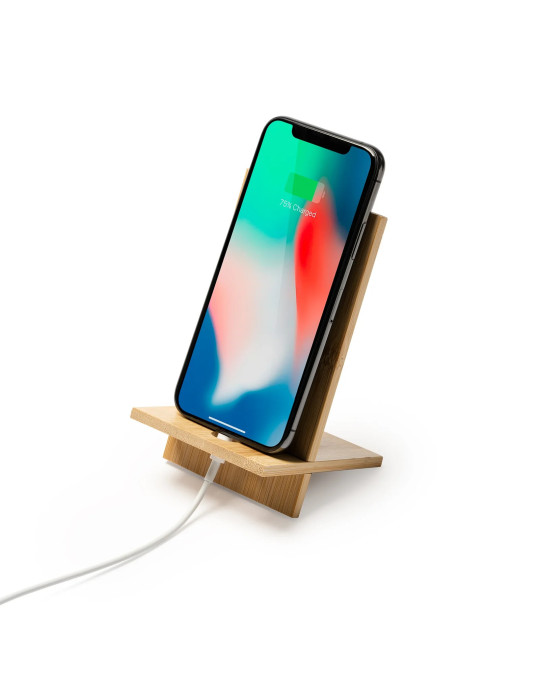 Support de téléphone en bambou