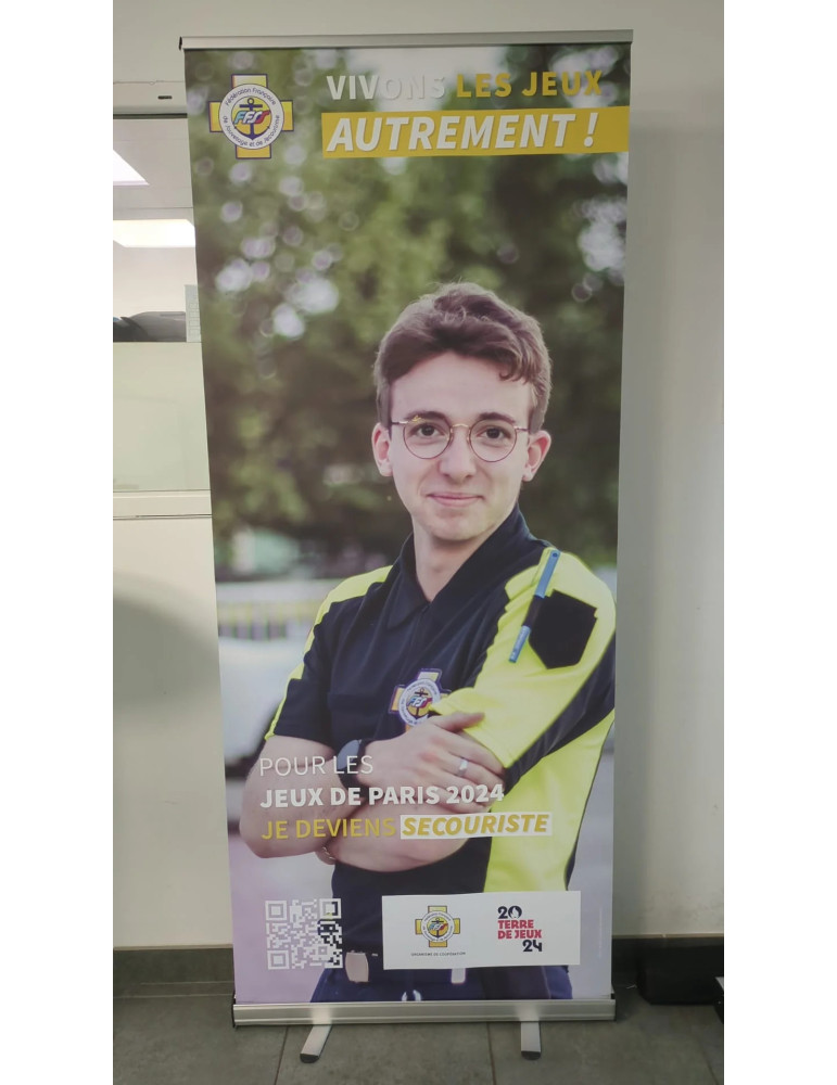 Rollup Terre de jeux FFSS modèle 3