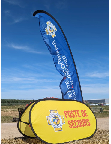 Golf Banner Poste de Secours