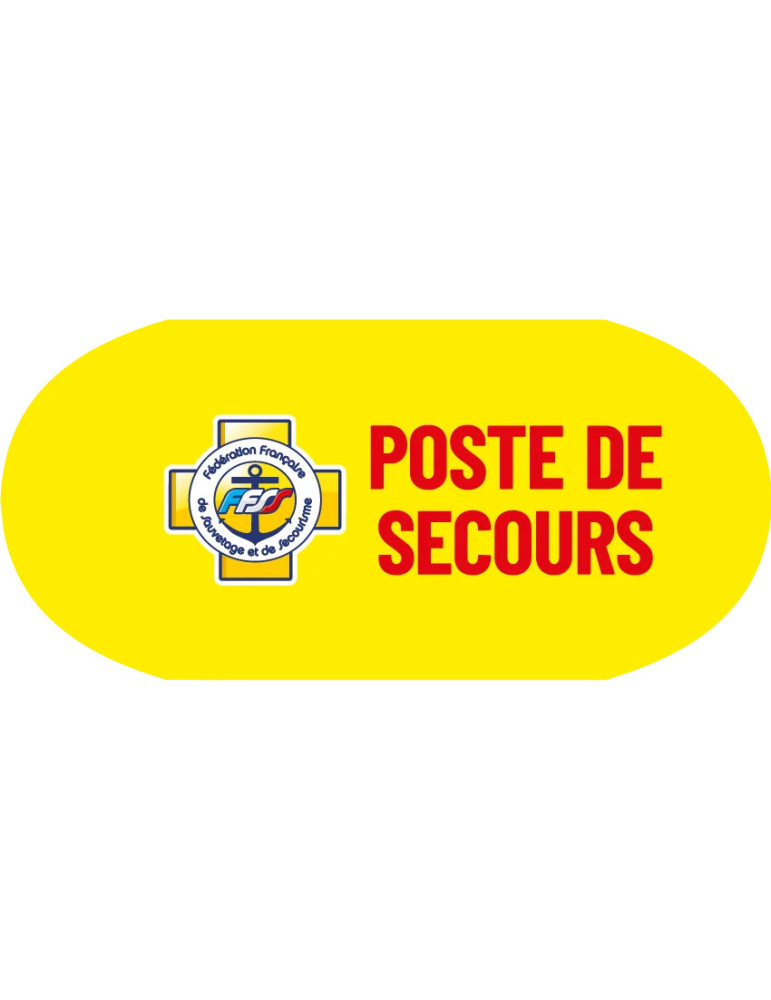Golf Banner Poste de Secours