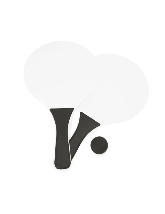 Set de raquettes de plage personnalisable