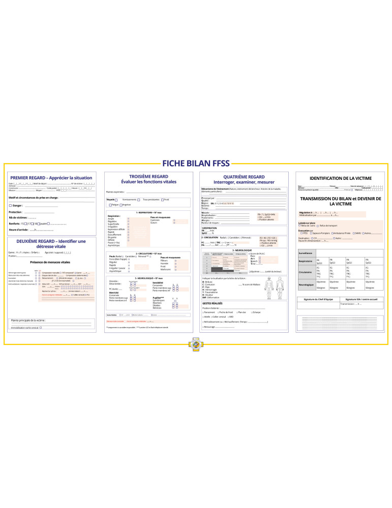 Support pédagogique fiche bilan 1600x800mm