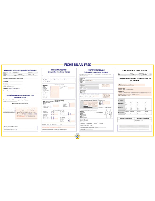 Support pédagogique fiche bilan 1600x800mm
