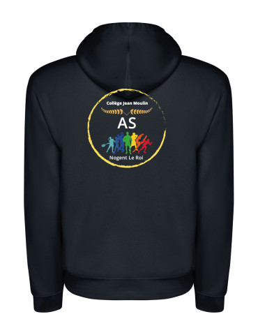 Sweat-shirt à capuche AS Collège Jean Moulin 2
