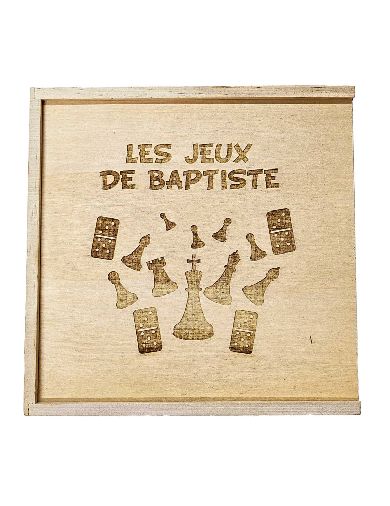 Boite de jeux personnalisable