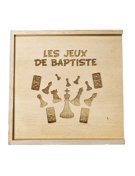 Boite de jeux personnalisable