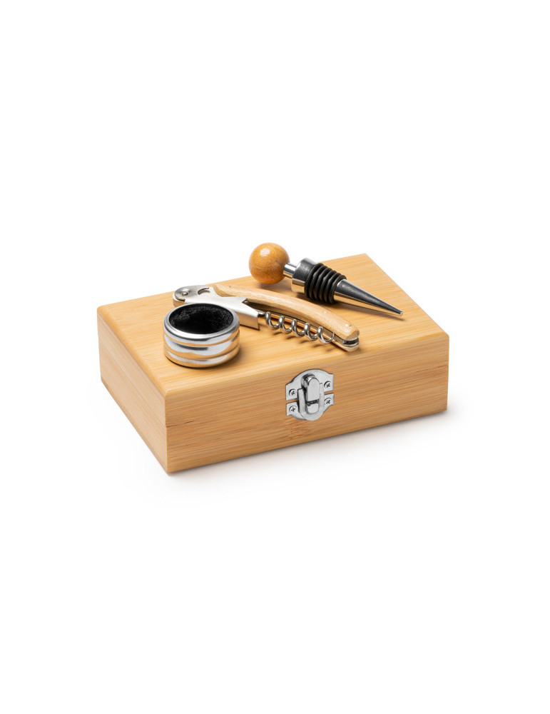 Service a vin bambou pesronnalisable