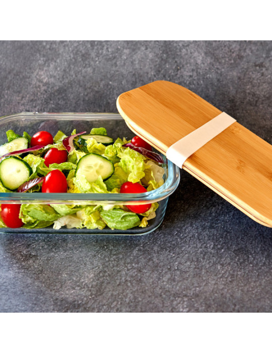 Boite a lunch personnalisable en verre