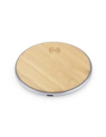 Chargeur induction bambou personnalisable